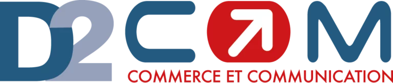 Logo D2com - Commerce et communication