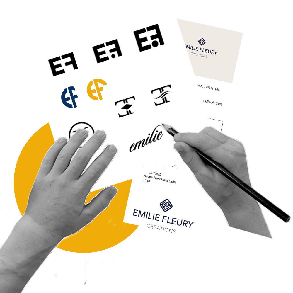 Création du logo Emilie Fleury