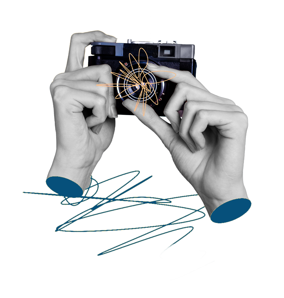 Mains avec appareil photo